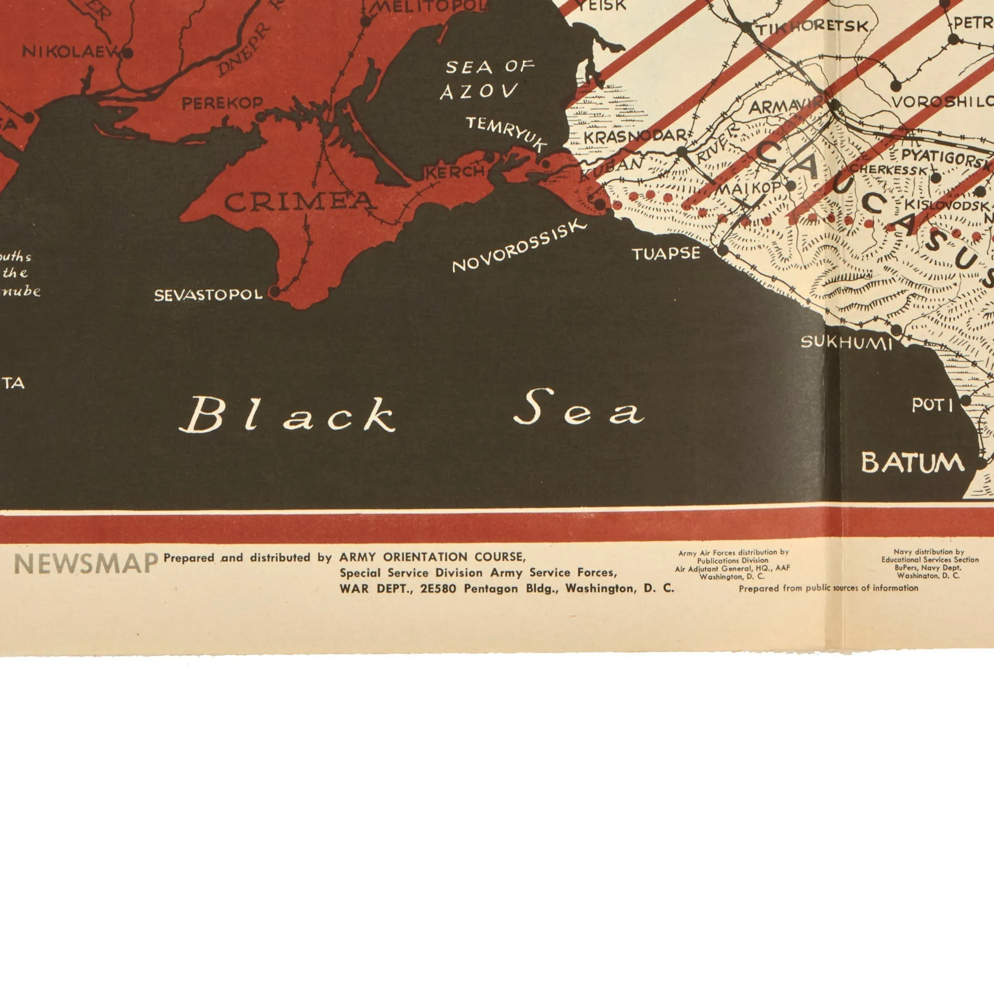 Original U.S. WWII National Security Newsmap Poster Jap Aircraft Identification - News Map 23 ½” x 17 ½”