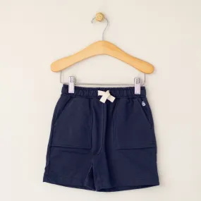 Petit Bateau Navy Knit Shorts