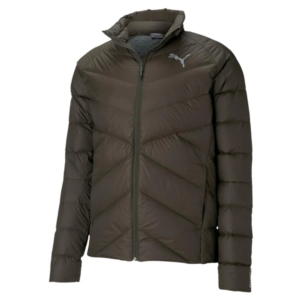 Puma giubbotto bomber da uomo PWRWarm packLITE 600 Down Jacket 582200 70 verde oliva