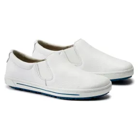 QO400 Slip On | Leather | White