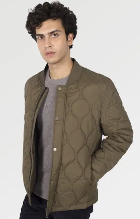 Quilted Bomber Jacket