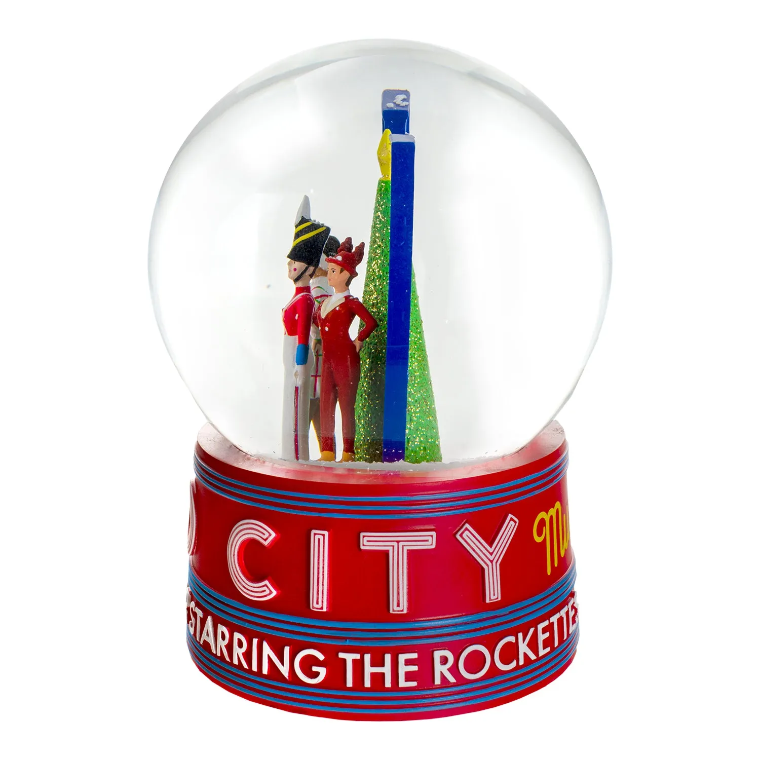 Radio City Rockettes Glass Christmas Snow Globe