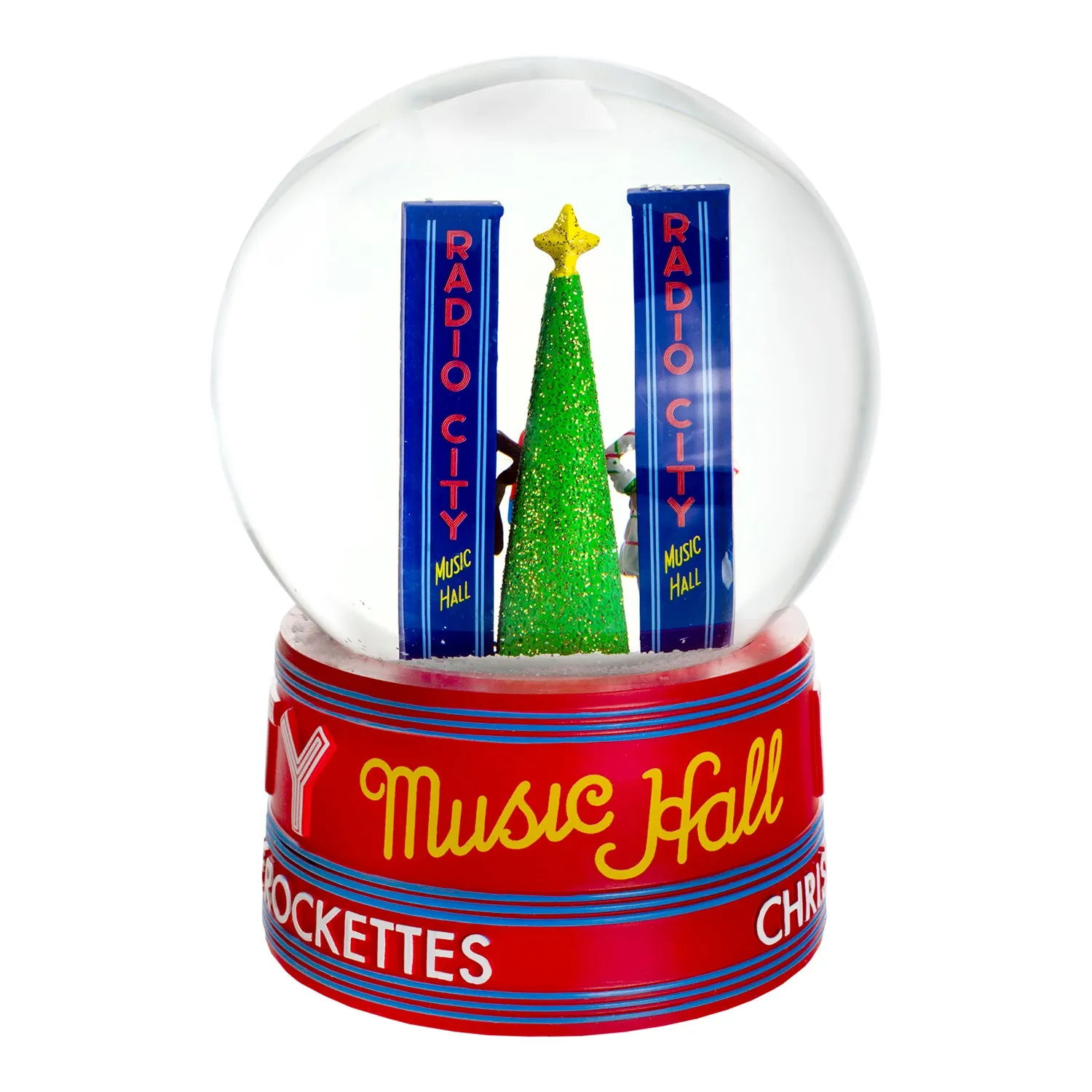 Radio City Rockettes Glass Christmas Snow Globe