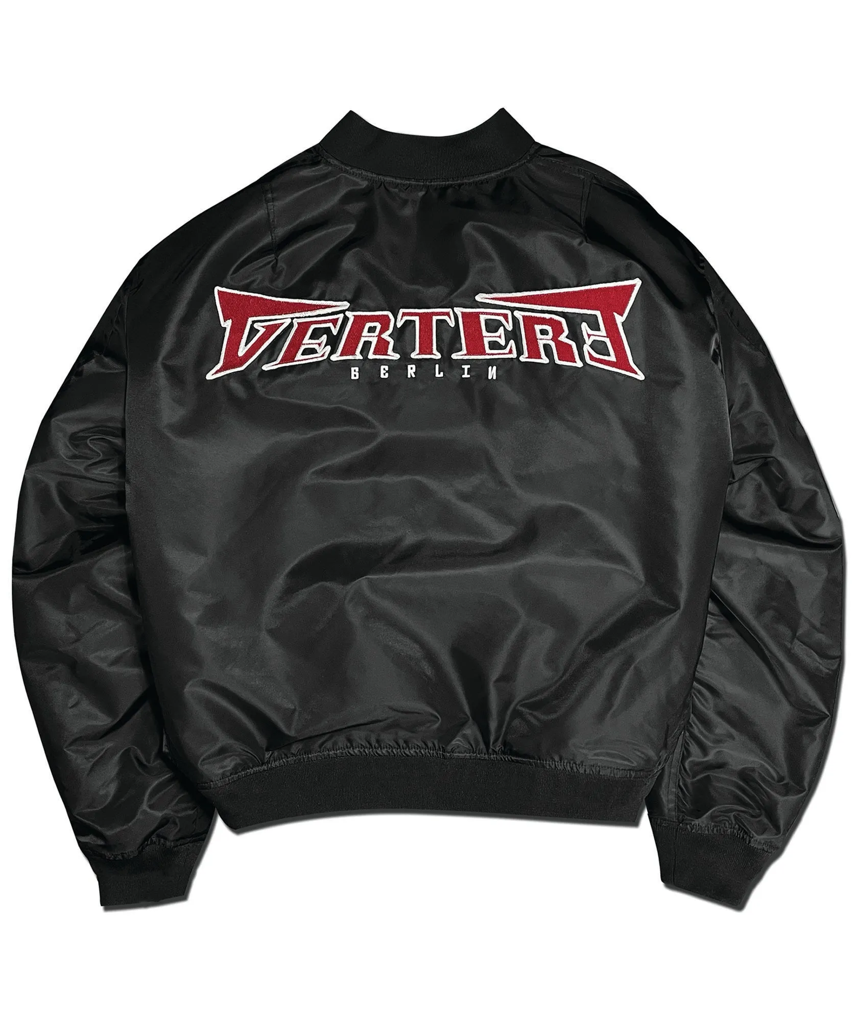 ROUGHNESS BOMBER JACKET - BLACK