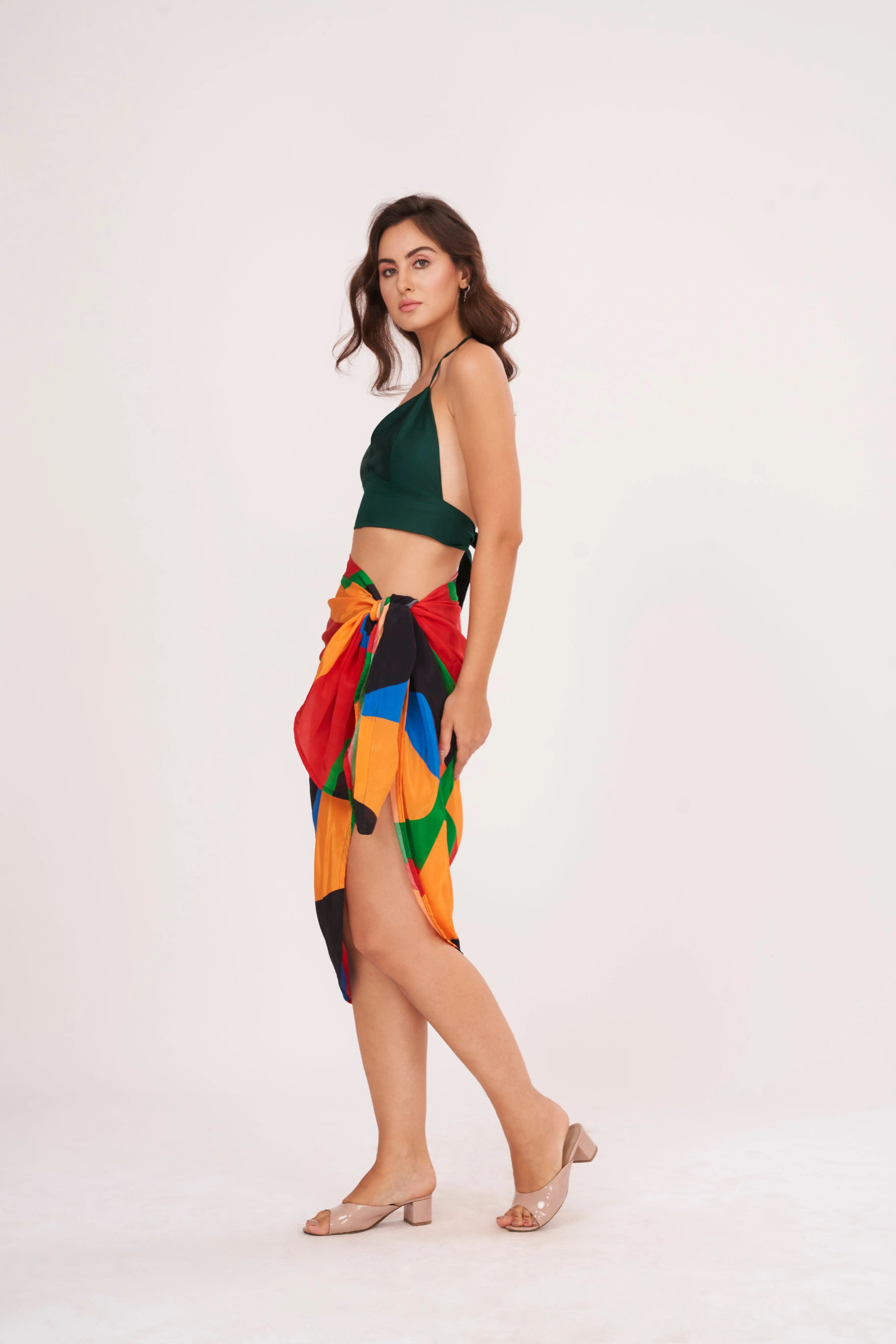 Sarong Siren Bralette Crop Top