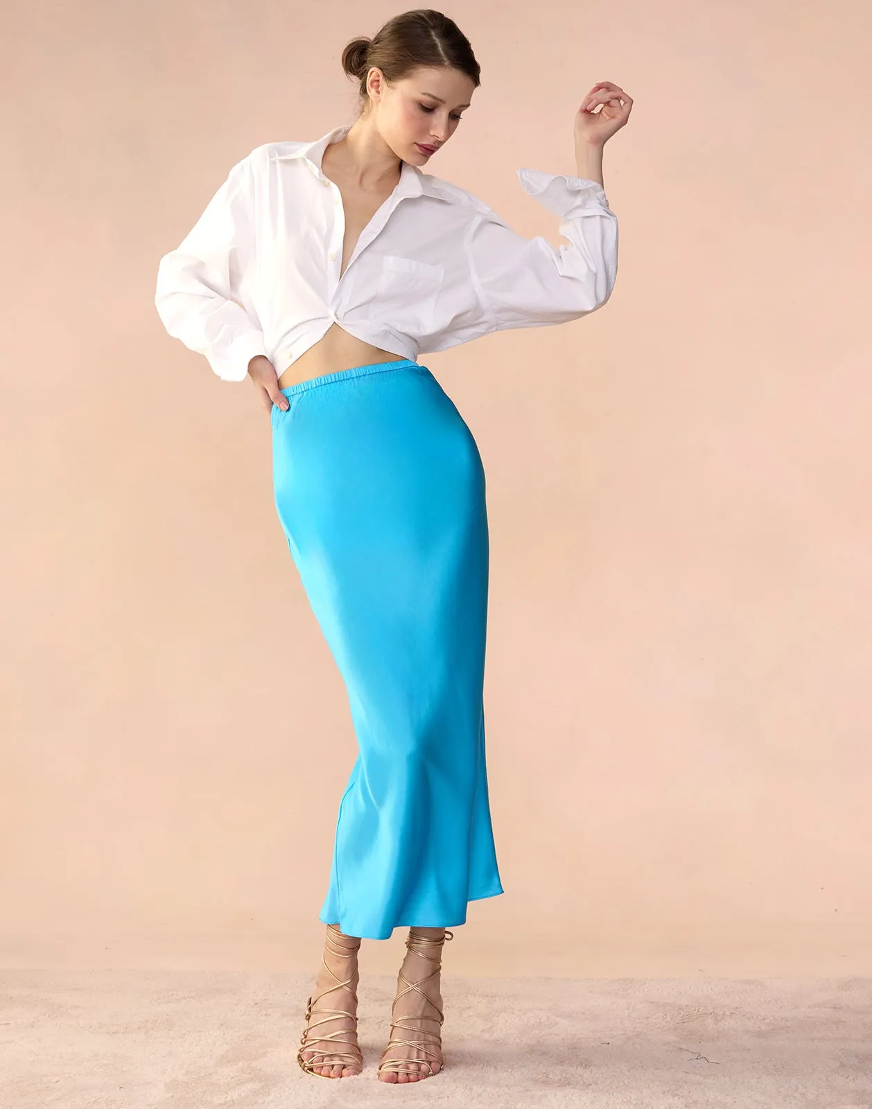 Sienna Silk Skirt