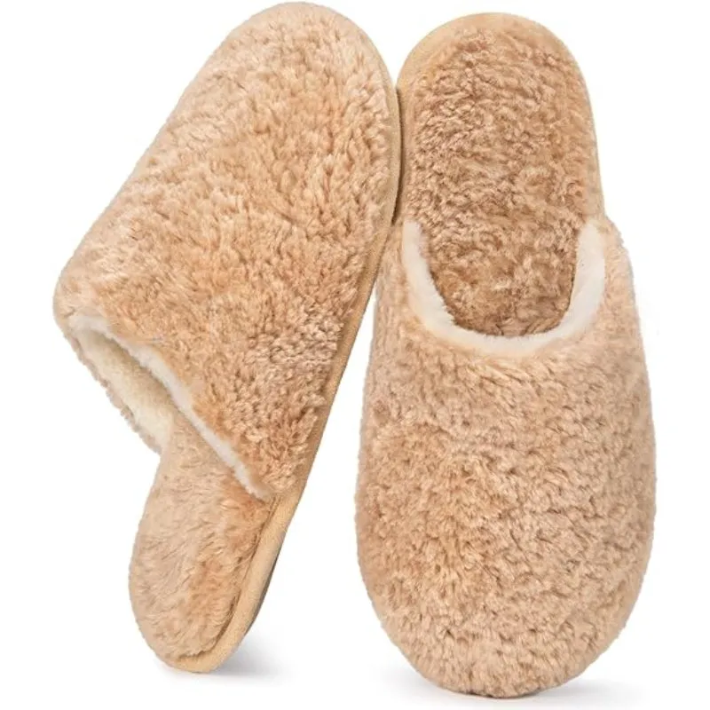 Soft And Warm Slip On Comfort Slippers