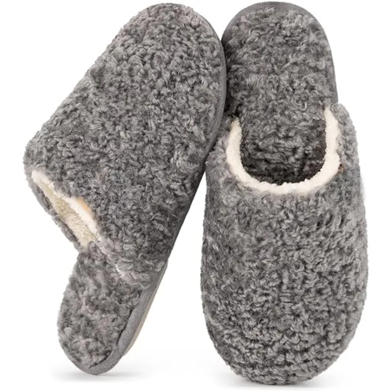 Soft And Warm Slip On Comfort Slippers