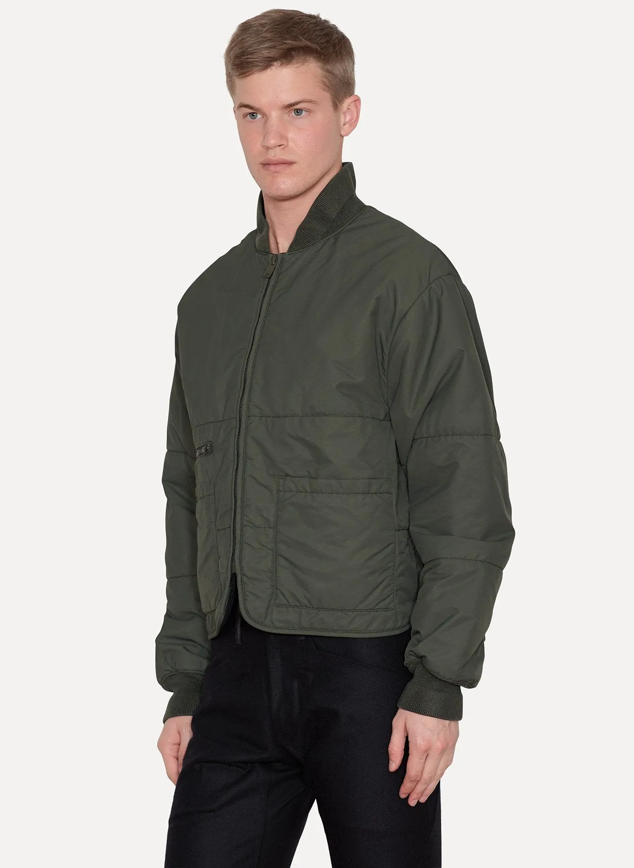 Stone Dark Puffer Bomber