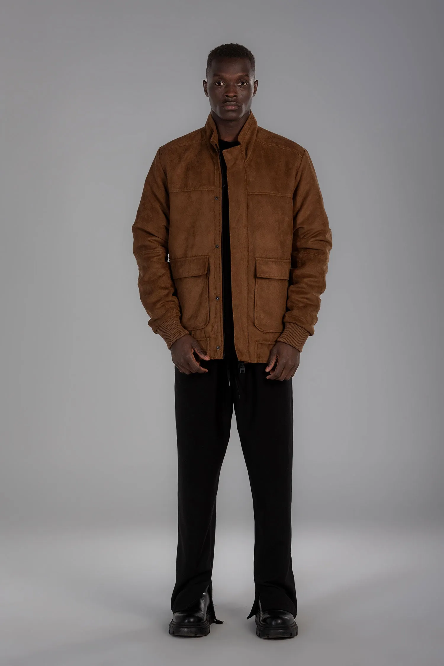 Suede Bomber Jacket (30031) - Jorindo