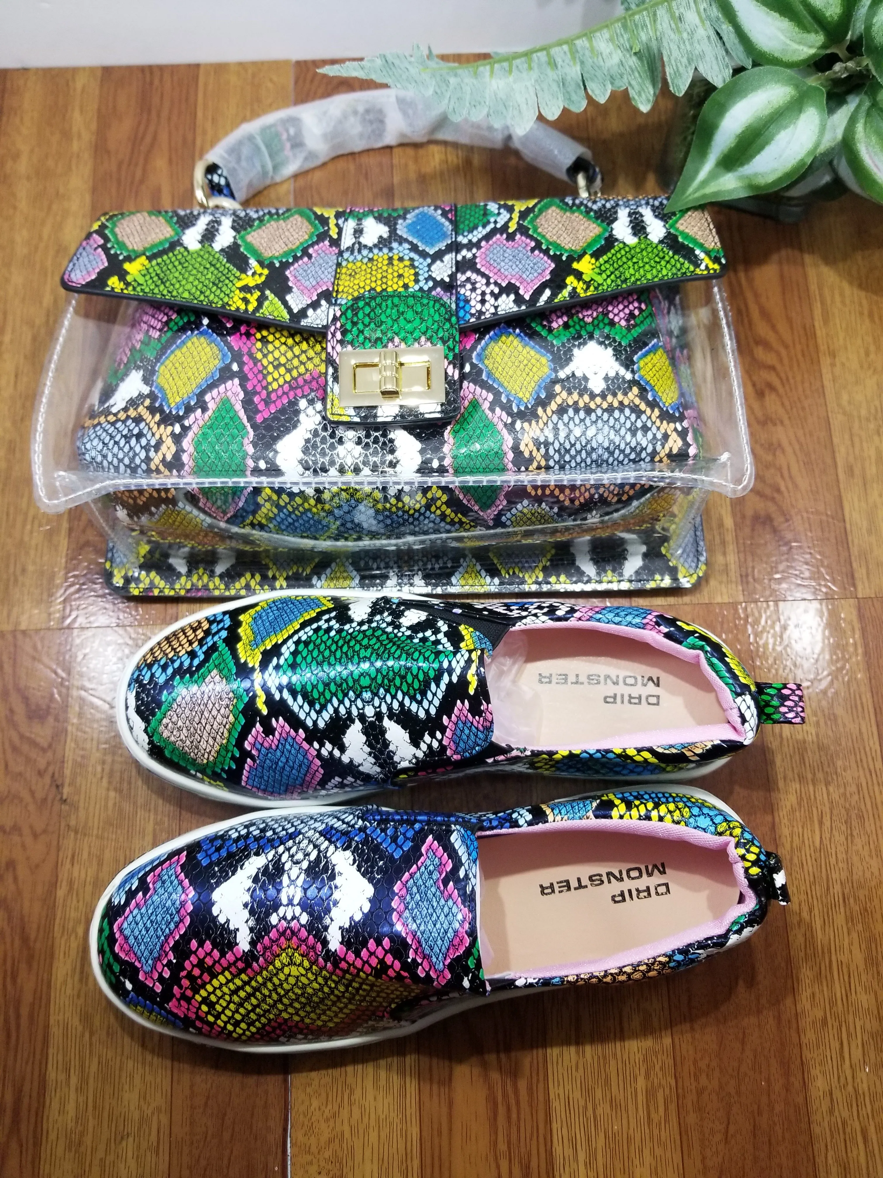 “Sweet Mystic” Canvas Sneaker and Purse Set