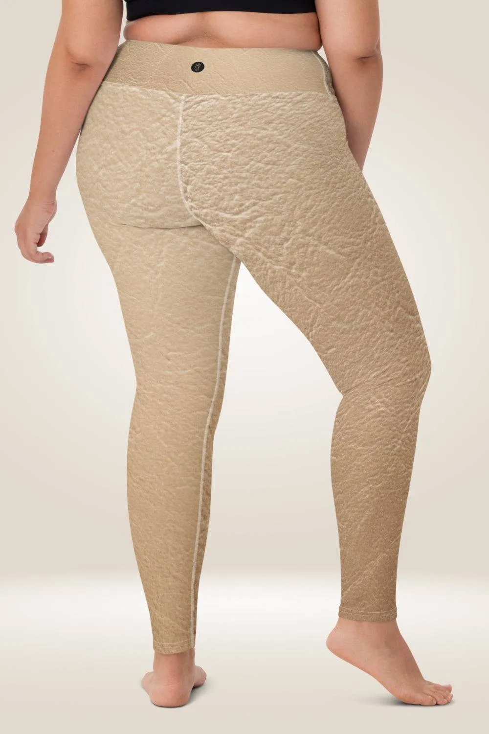 TGC Boutique Nude Faux Leather Leggings