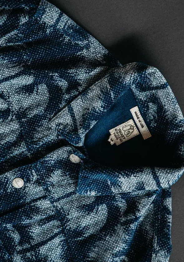 The Blade Printed Corduroy - Dark Indigo