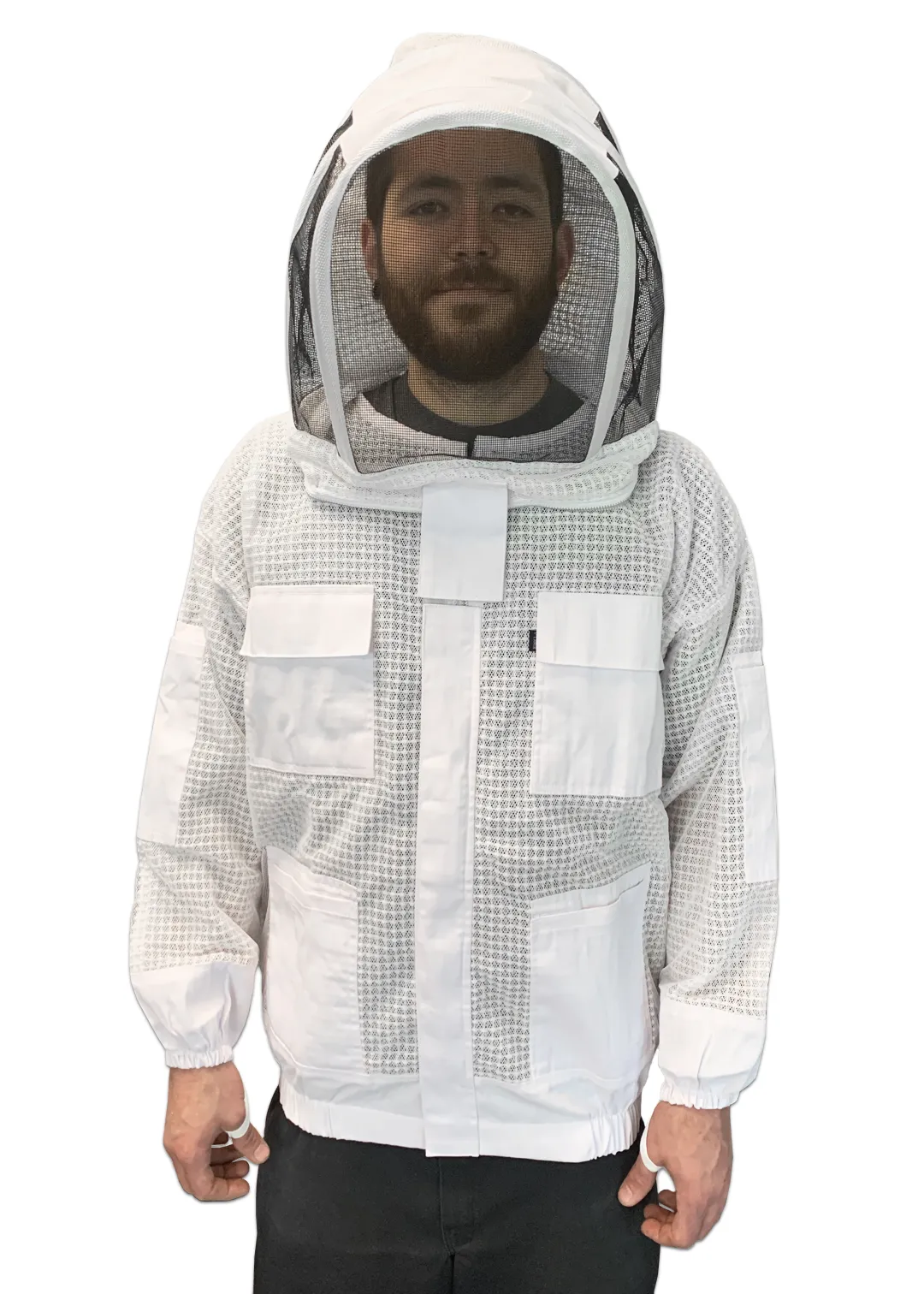 Triple Layer Protective Ventilated Bee Jacket with Veil - AirFlow Series