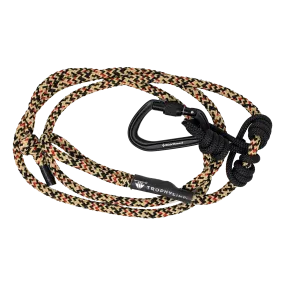 TrophyLine TechCore Rope with Oval Screwgate Carabiner