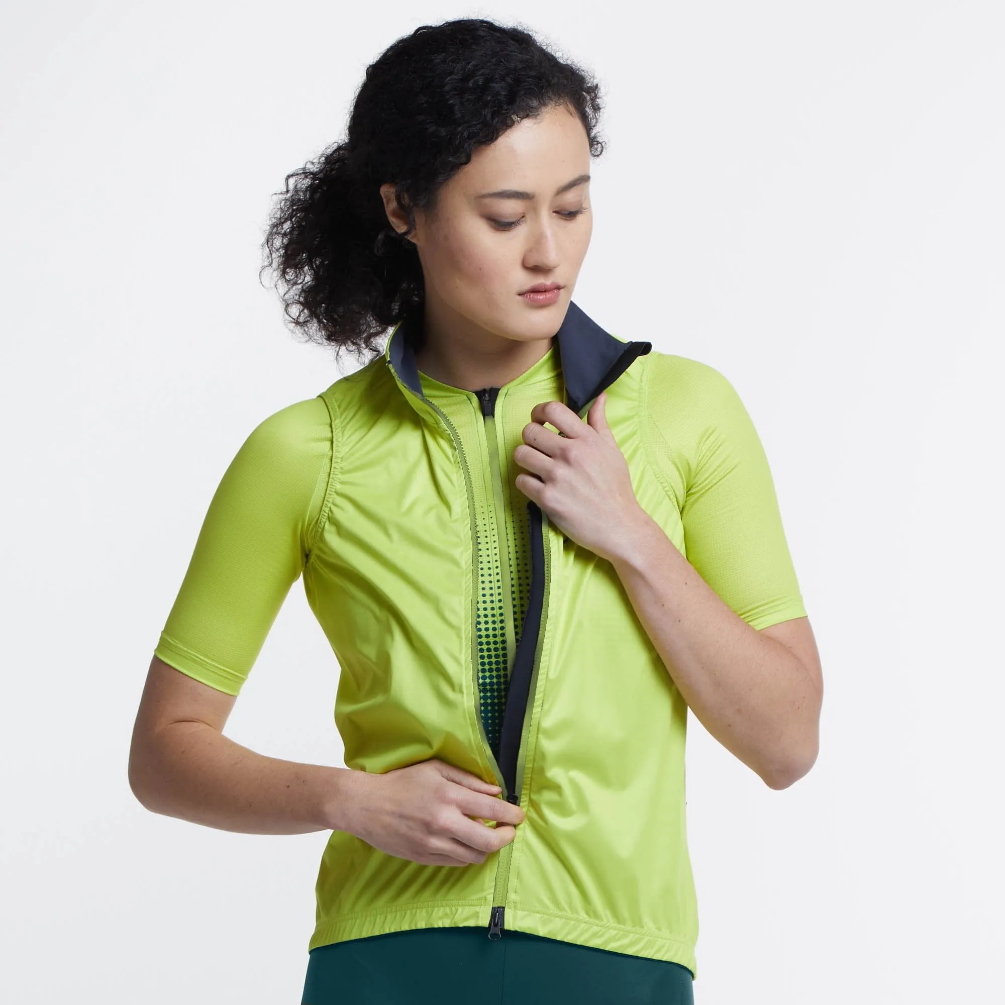 VELOCIO WOMENS WIND VEST CITRON