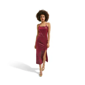 Women's No Sleeves Spaghetti Strap Maxi Dress