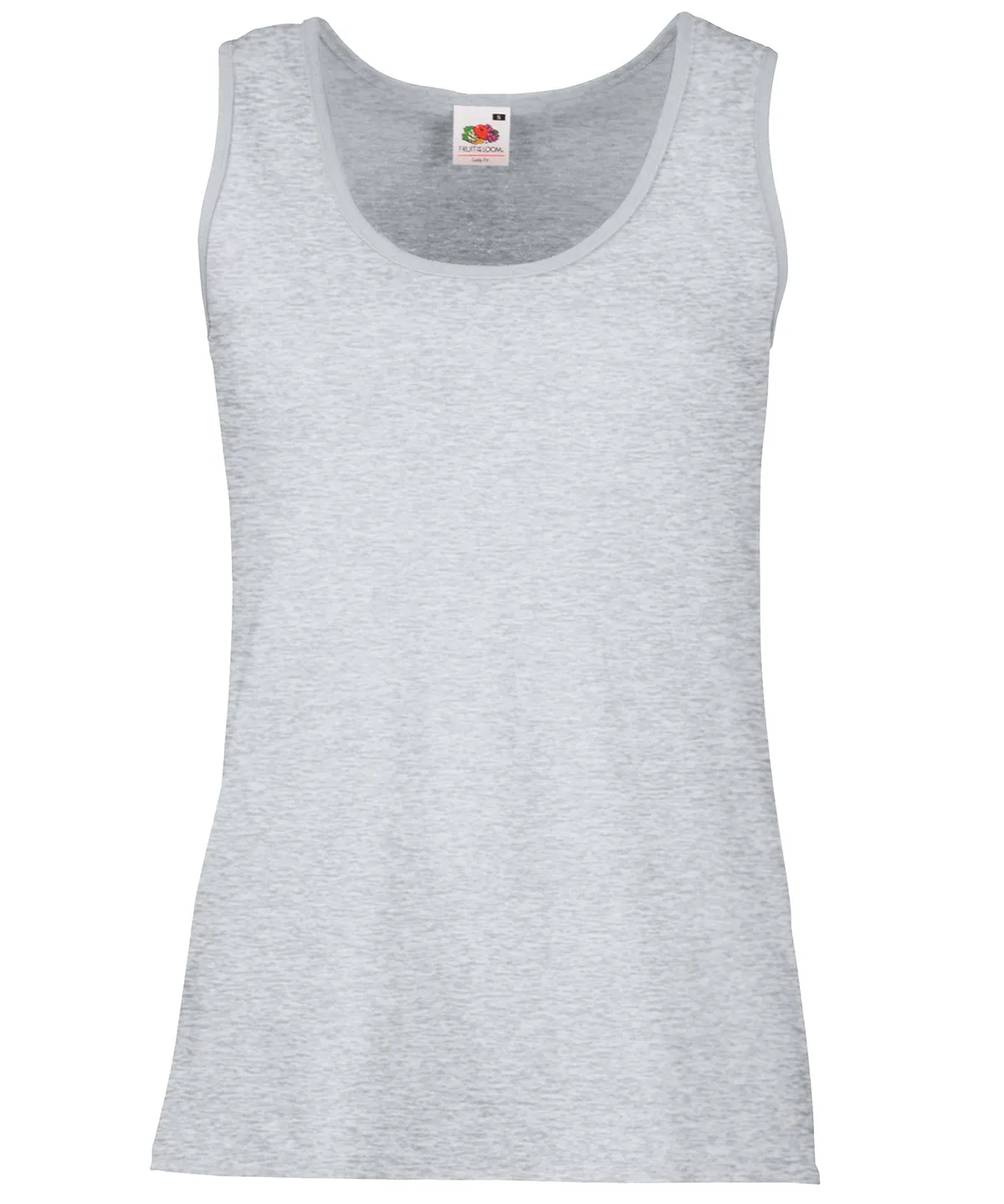 Womens valueweight vest | Heather Grey